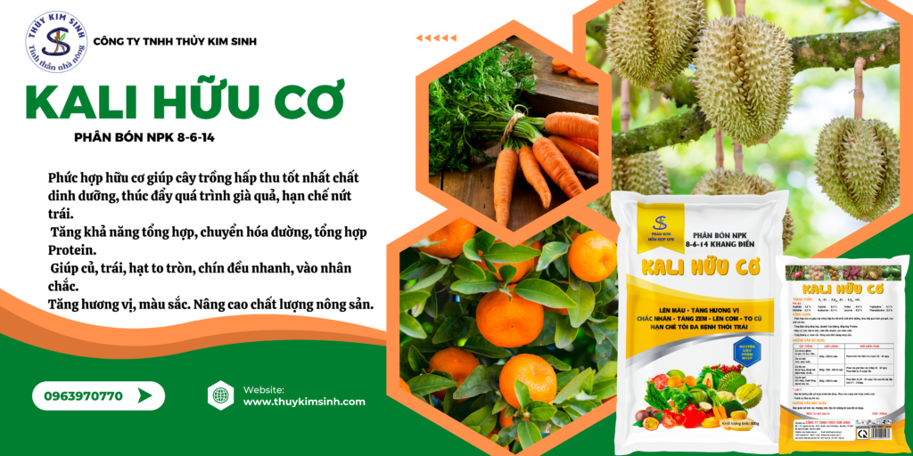 Phân Bón NPK Hữu Cơ TKS: Trái To, Chắc Nhân, Chất Lượng Cao