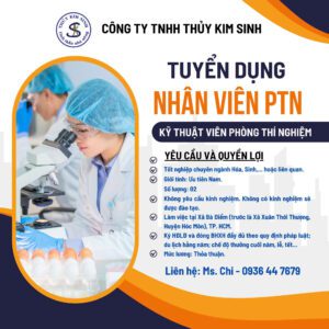 tuyển dụng nhân viên phòng thí nghiệm