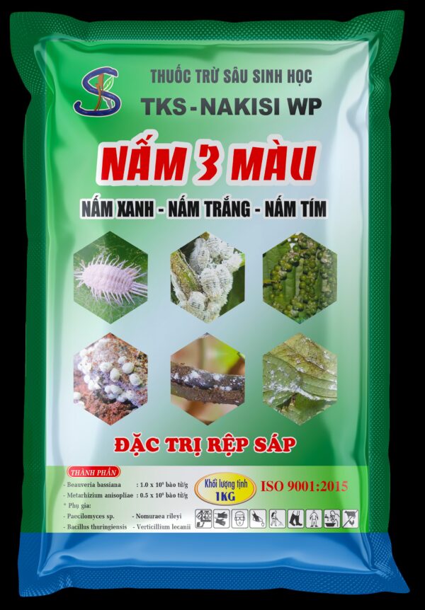 nấm 3 màu thủy kim sinh
