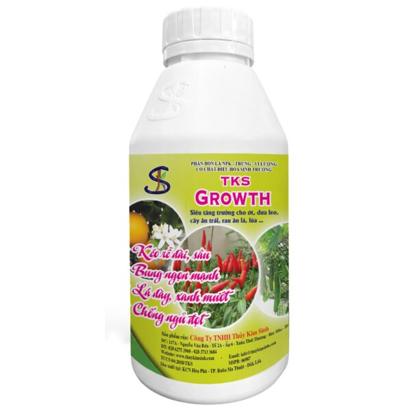 Phân Bón Lá Tăng Trưởng TKS GROWTH: Cây Xanh, Trái Nhiều
