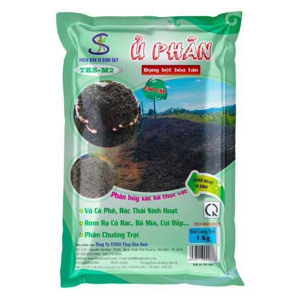 Chế phẩm sinh học ủ phân chuồng dạng bột : TKS - M.2