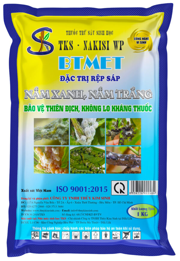 Chế Phẩm Vi Sinh Trừ Sâu TKS Nấm 3 Màu: Diệt Sâu Hiệu Quả