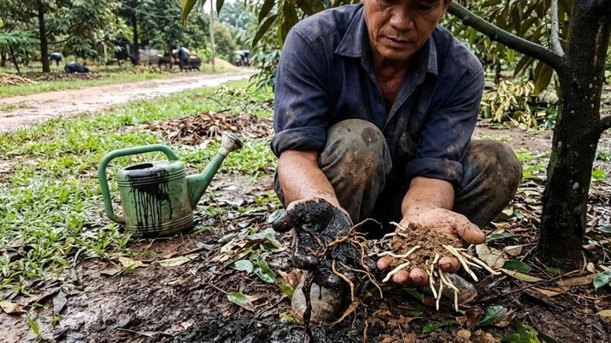 Tưới Humic cho cây
