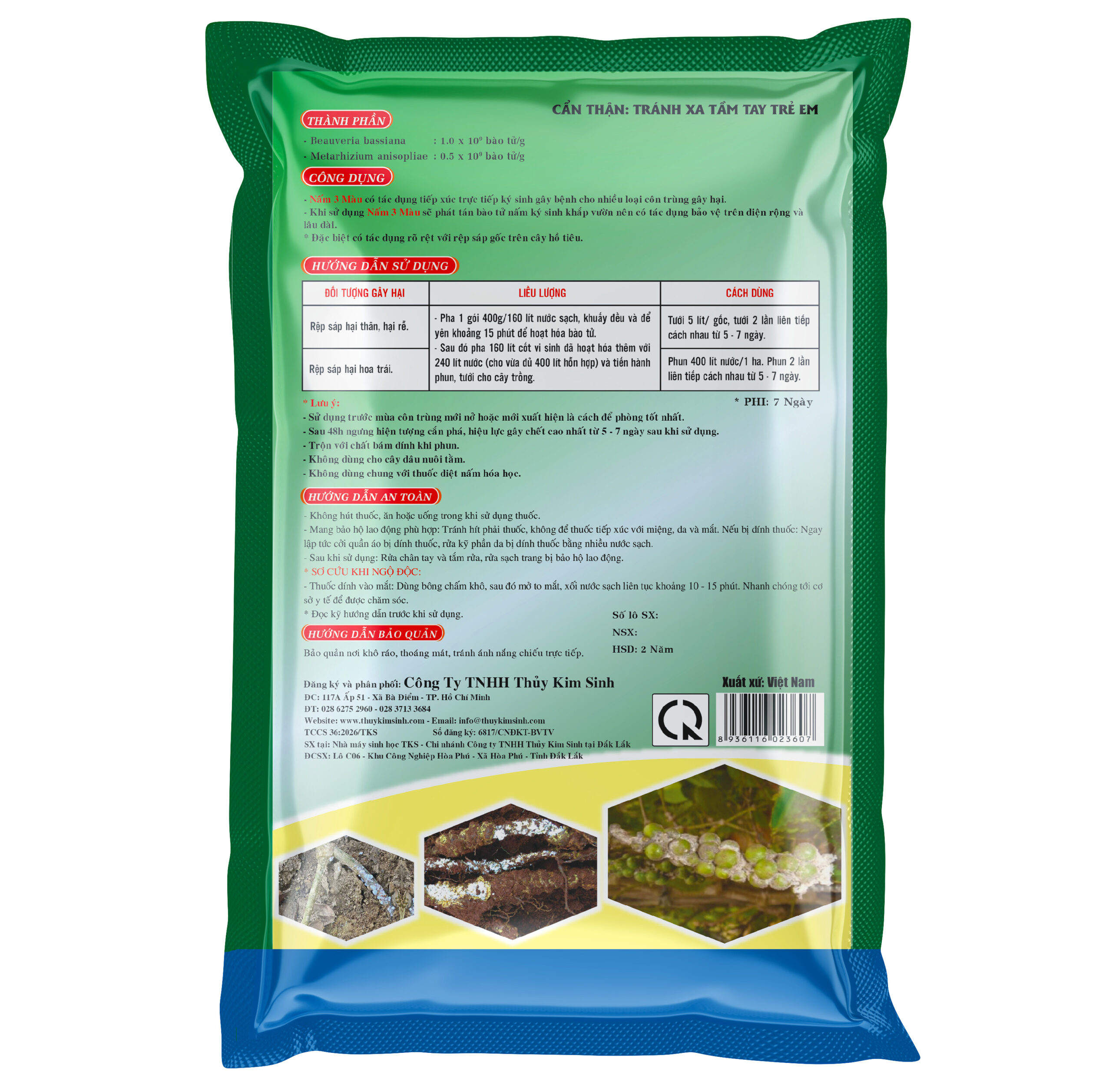 Nấm 3 Màu Bao Vi Nang – Gói 400g - Ảnh 3